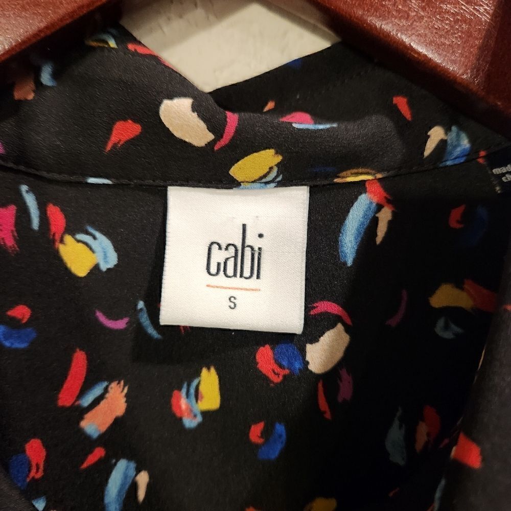 Cabi 3423 Ferris Button Down Shirt Size Small Confetti - Picture 7 of 8